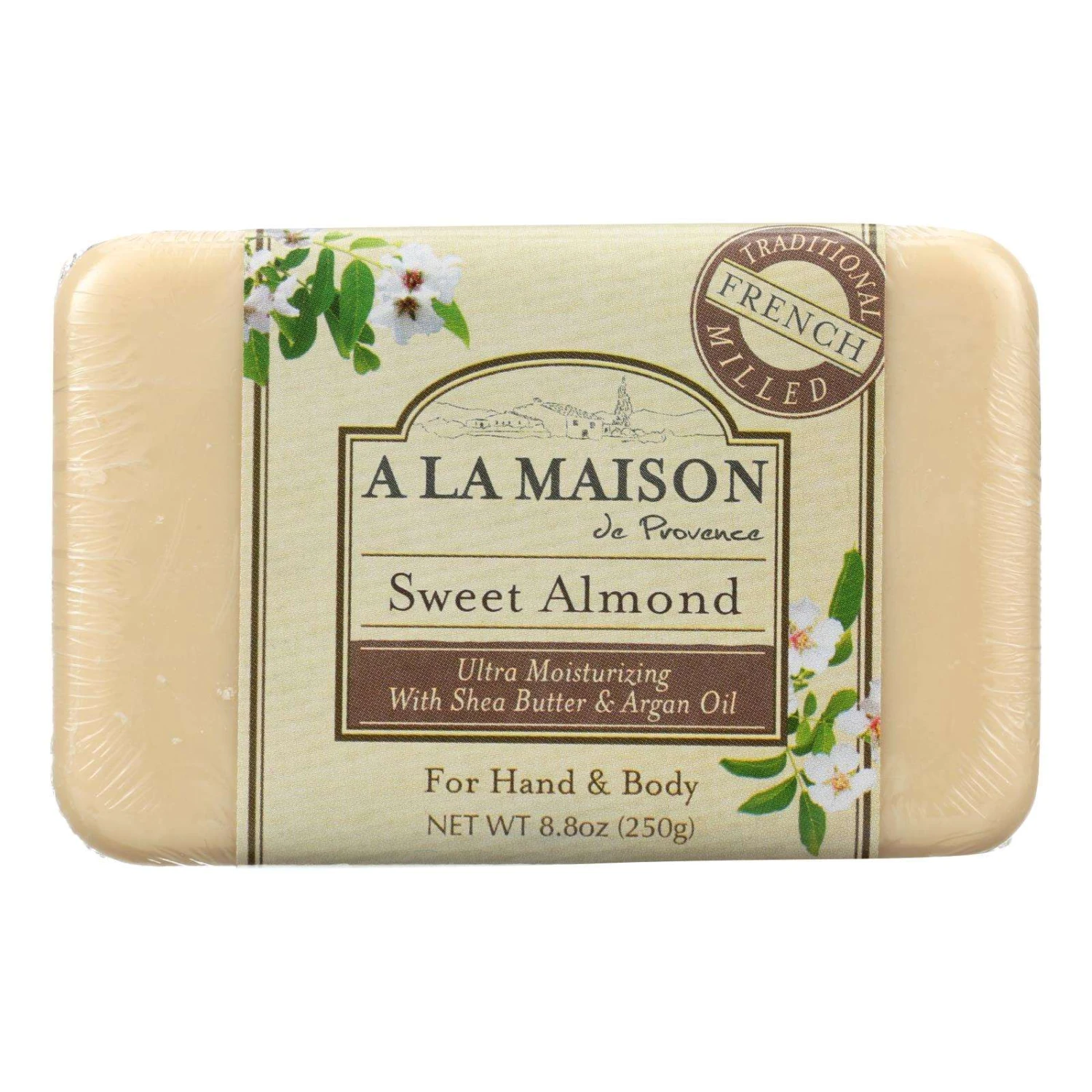 A La Maison Sweet Almond Bar Soap (8.8 Oz.) 3 A La Maison Sweet Almond Bar Soap (8.8 Oz.)