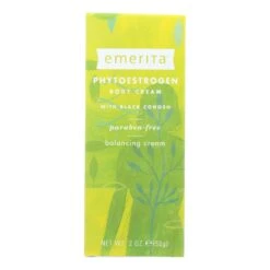Emerita Phytoestrogen Body Cream - Nourishing Comfort For Menopause, 2 Oz.