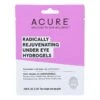 Acure Hydrogel Under Eye Masks: Rejuvenate, Hydrate, Reduce Puff & Fine Lines - Pack Of 12 -Pure Living Space Shop 30702926