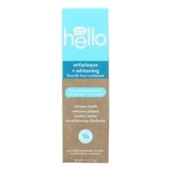 Hello Products LLC - The Best Antiplaque Whitening Fluoride Toothpaste (Pack Of 6, 4.7 Oz.)