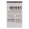 Mrs. Meyer's Clean Day Lavender Dryer Sheets, Pack Of 12 (80 Sheet Count) -Pure Living Space Shop 30703353