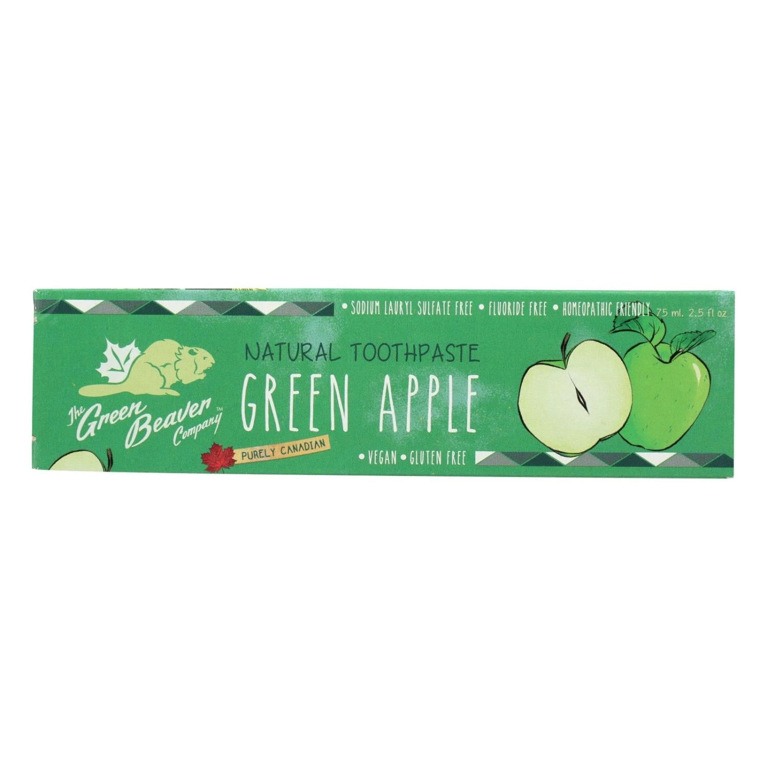 Green Beaver Green Apple Fluoride-Free Toothpaste (2.5 Fl Oz) 3 Green Beaver Green Apple Fluoride-Free Toothpaste (2.5 Fl Oz)