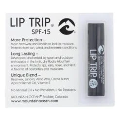 Mountain Ocean SPF15 Lip Trip Lip Balm, 0.165 Oz. (Pack Of 12)