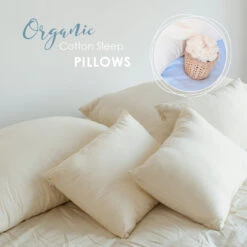 Childs Junior Pillow - 100% Natural Kapok With Organic Cotton Cover 9 Childs Junior Pillow - 100% Natural Kapok With Organic Cotton Cover -Pure Living Space Shop 5 Organic Cotton Sleep Pillows