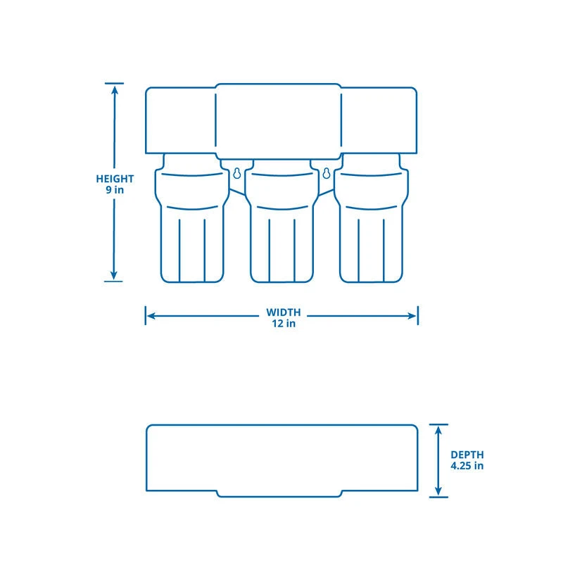Aquasana Claryum 3 Stage Under Counter Water Filter System 6 Aquasana Claryum 3 Stage Under Counter Water Filter System - Image 4