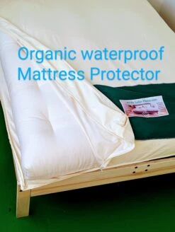 Organic Cotton Waterproof Mattress Protector - Full Encasement