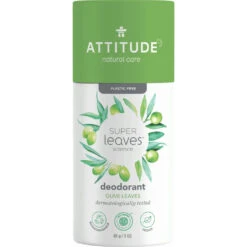 Attitude Deodorant Spray With Olive Leaves - Herbal Protection - Aluminum-Free Deodorant - Sensitive Skin - 3 Oz