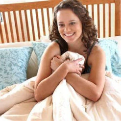 100% Organic Cotton Sateen Duvet/Comforter Cover - Natural Color