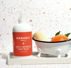 Zesty Morning Organic Body & Hand Wash -Pure Living Space Shop zesty morning organic body wash 211660